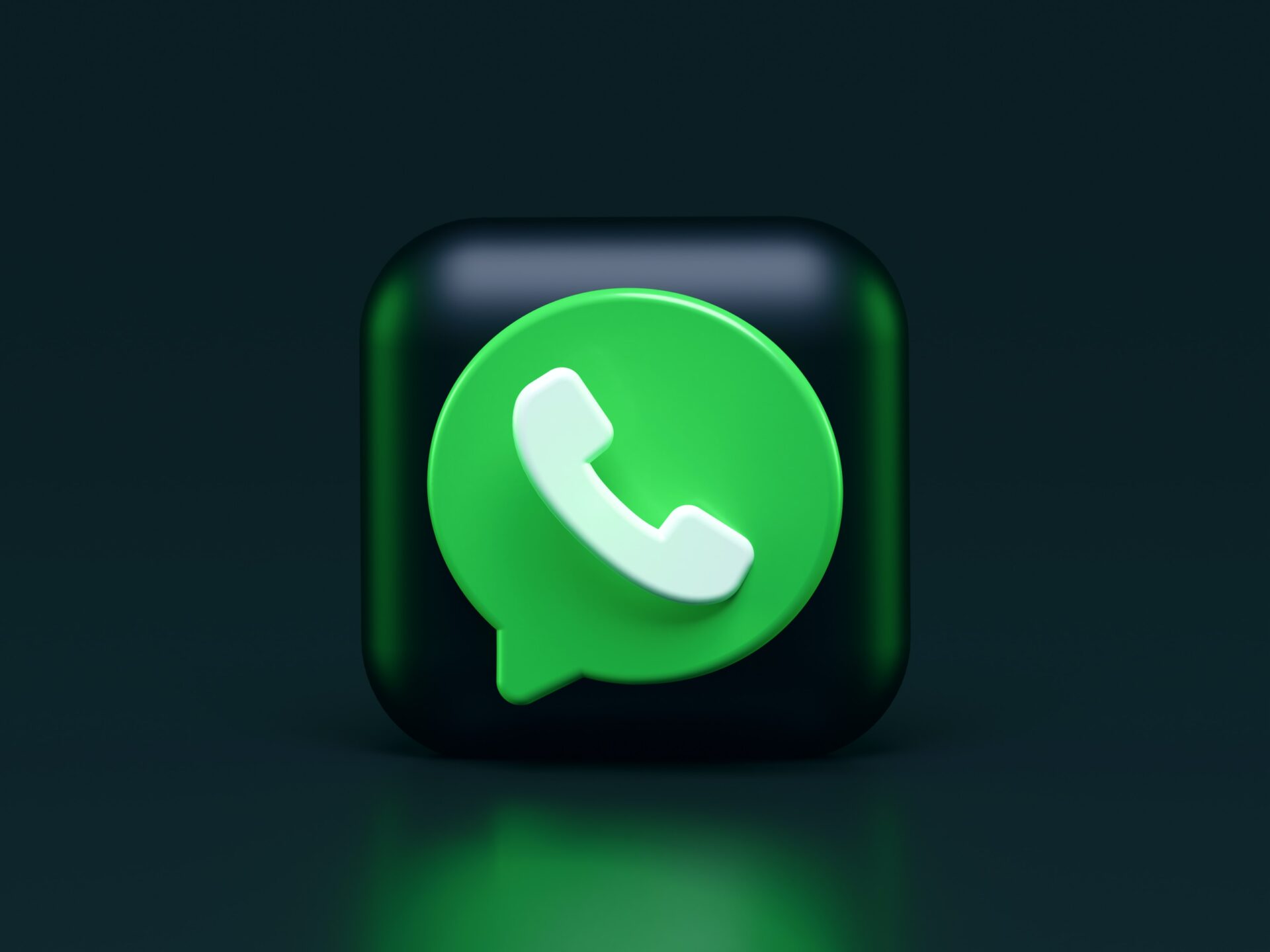 Das Whatsapp Logo in 3D als Icon